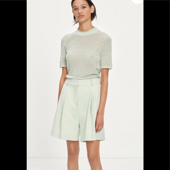 Samsoe Rhoe organic cotton blend t-shirt in green - Picture 2 of 13